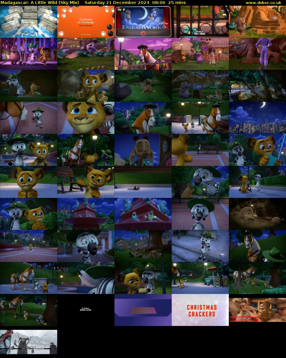 Madagascar: A Little Wild (Sky Mix) Saturday 21 December 2024 08:00 - 08:25