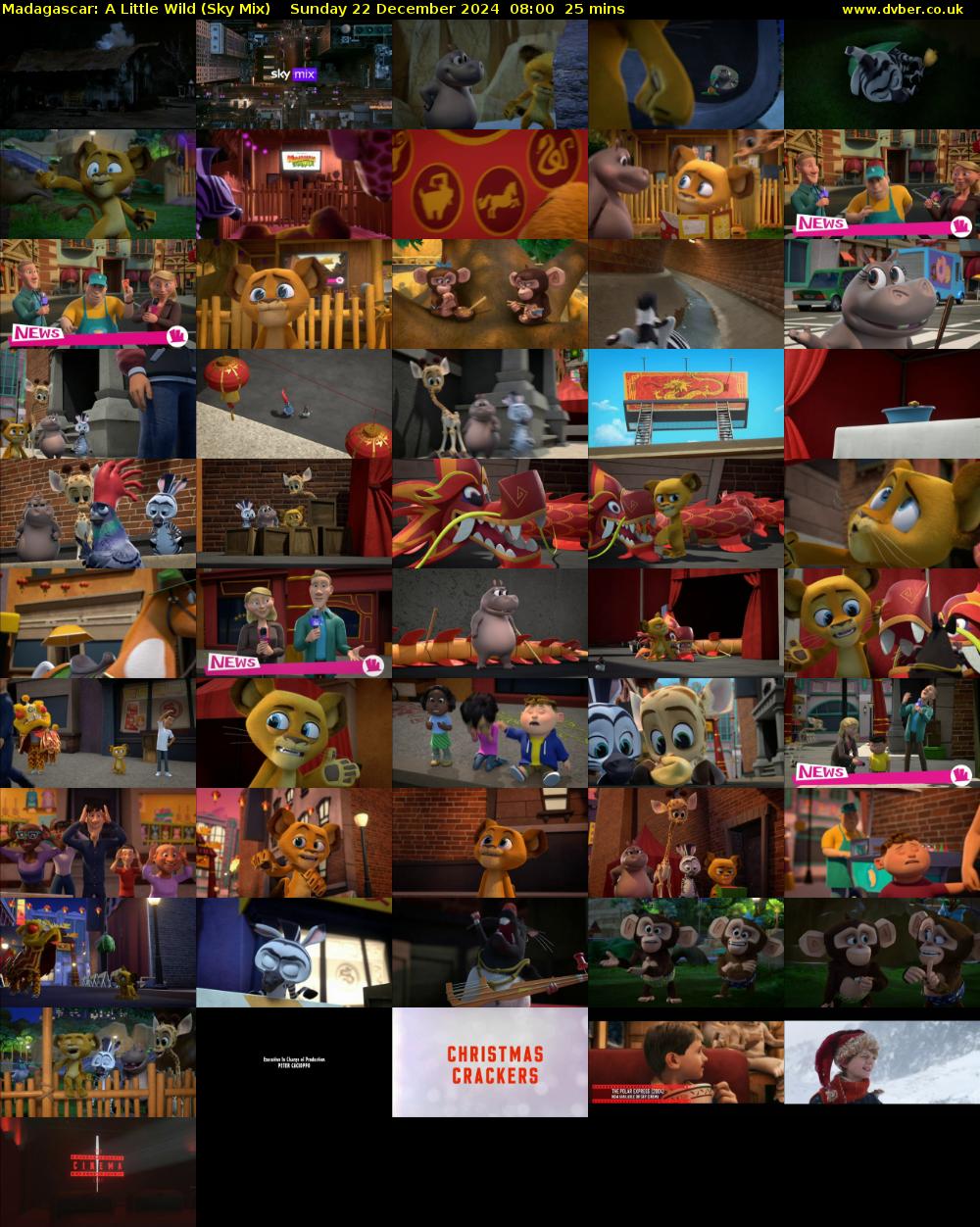 Madagascar: A Little Wild (Sky Mix) Sunday 22 December 2024 08:00 - 08:25