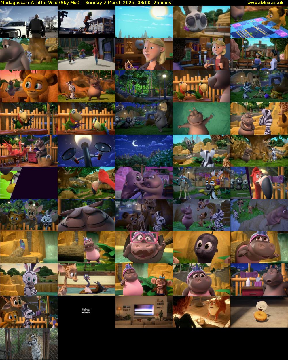 Madagascar: A Little Wild (Sky Mix) Sunday 2 March 2025 08:00 - 08:25