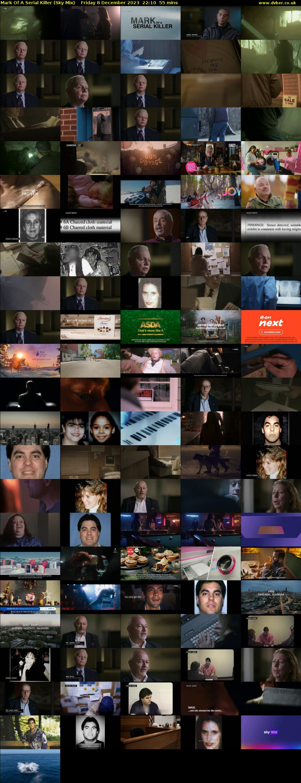 Mark Of A Serial Killer (Sky Mix) Friday 8 December 2023 22:10 - 23:05