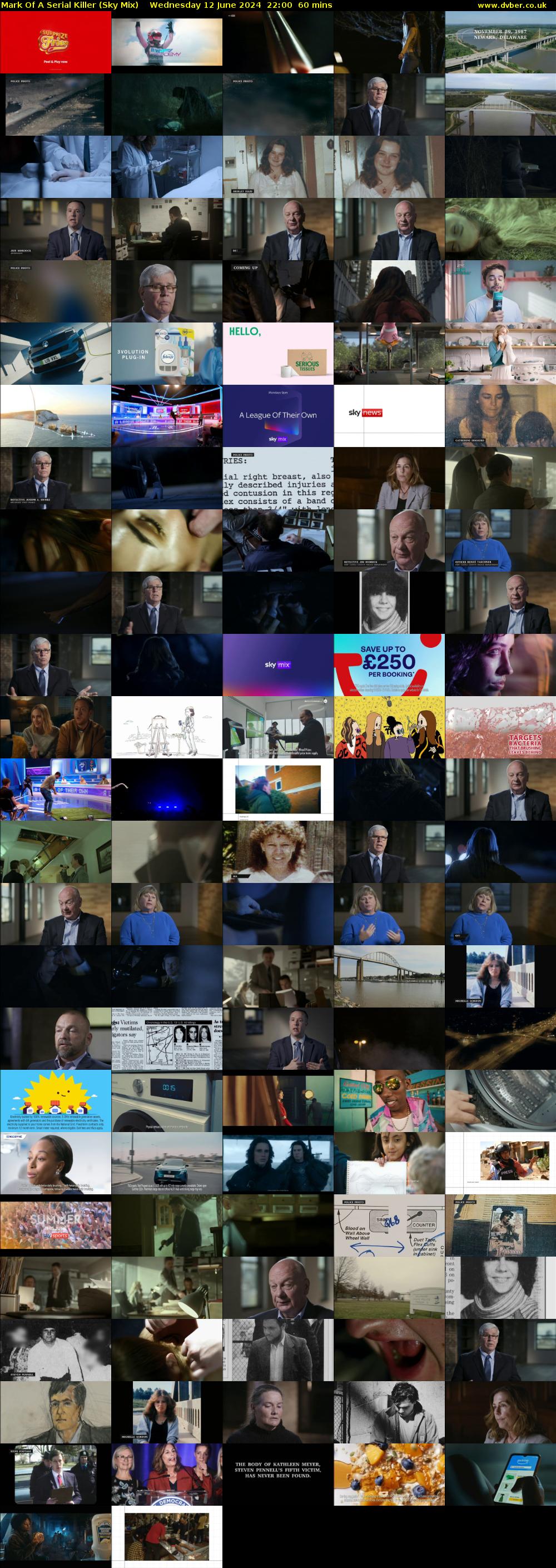 Mark Of A Serial Killer (Sky Mix) Wednesday 12 June 2024 22:00 - 23:00