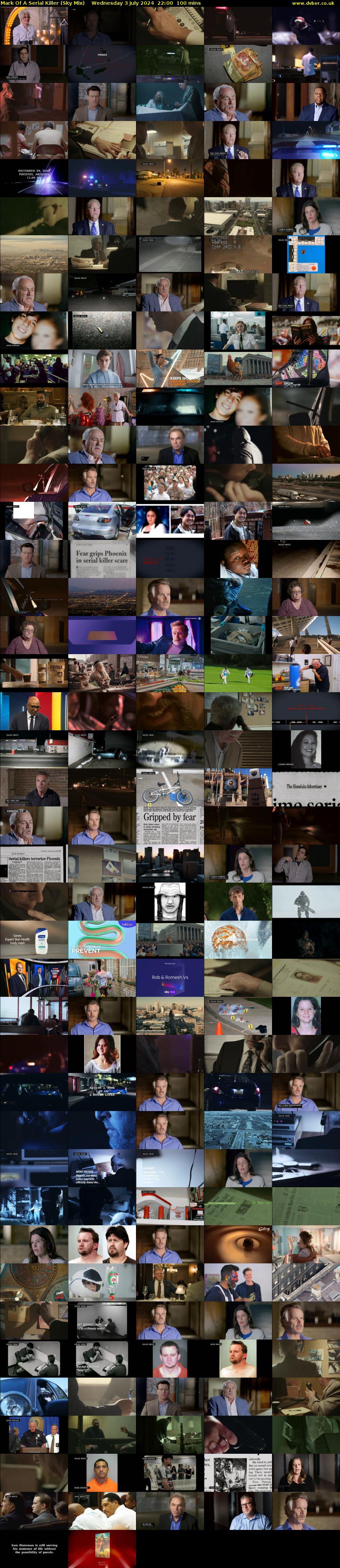 Mark Of A Serial Killer (Sky Mix) Wednesday 3 July 2024 22:00 - 23:40