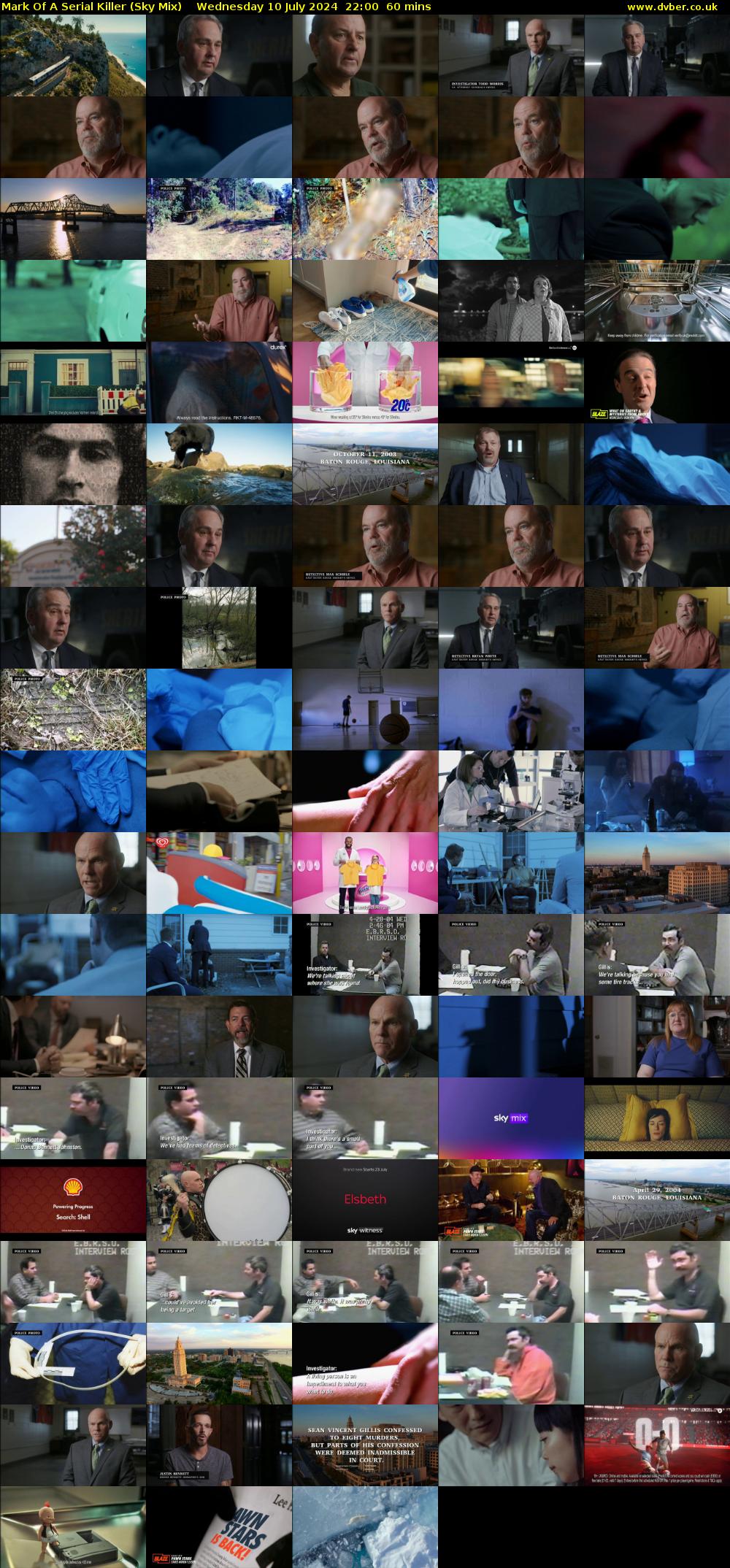 Mark Of A Serial Killer (Sky Mix) Wednesday 10 July 2024 22:00 - 23:00