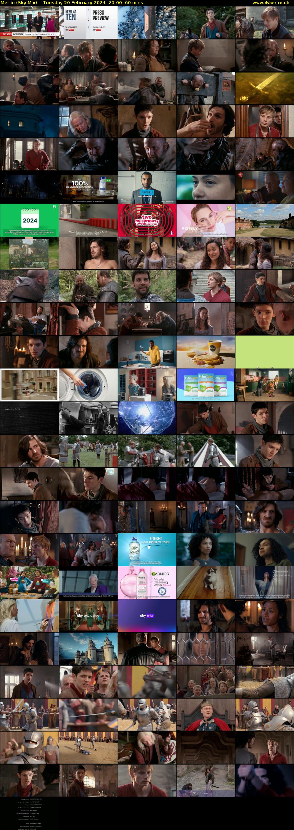 Merlin (Sky Mix) Tuesday 20 February 2024 20:00 - 21:00