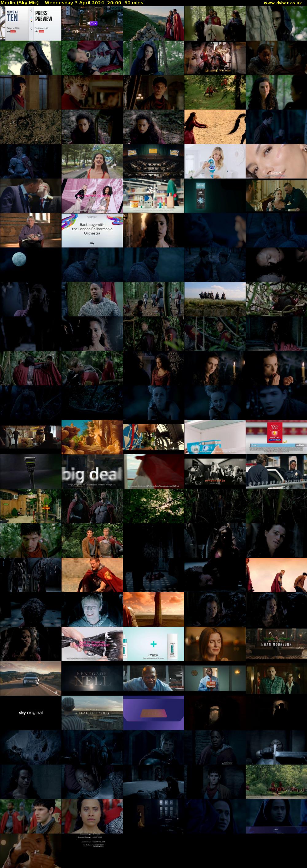 Merlin (Sky Mix) Wednesday 3 April 2024 20:00 - 21:00