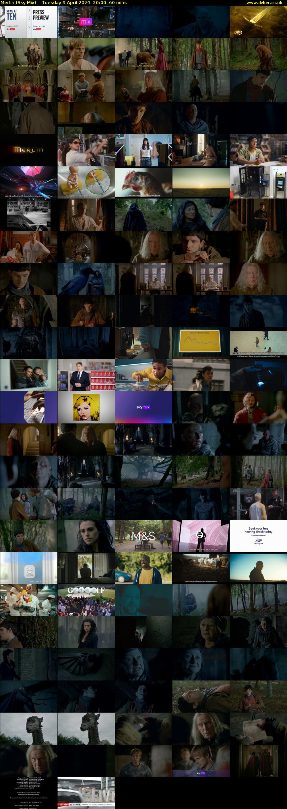 Merlin (Sky Mix) Tuesday 9 April 2024 20:00 - 21:00