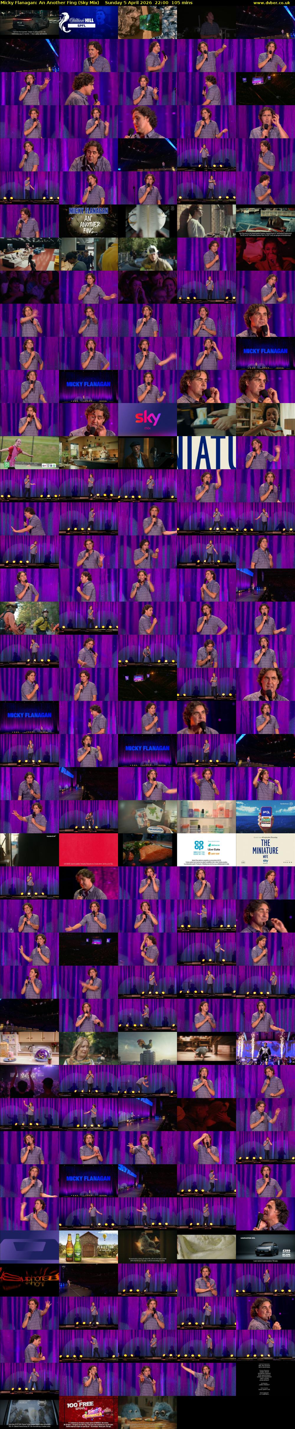 Micky Flanagan: An Another Fing (Sky Mix) Sunday 5 April 2026 22:00 - 23:45