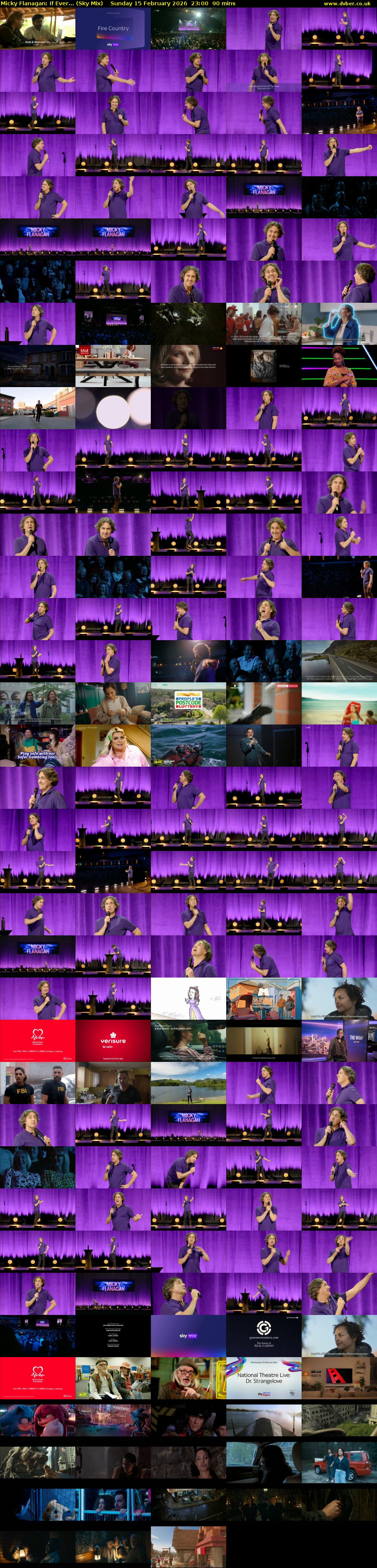Micky Flanagan: If Ever... (Sky Mix) Sunday 15 February 2026 23:00 - 00:30