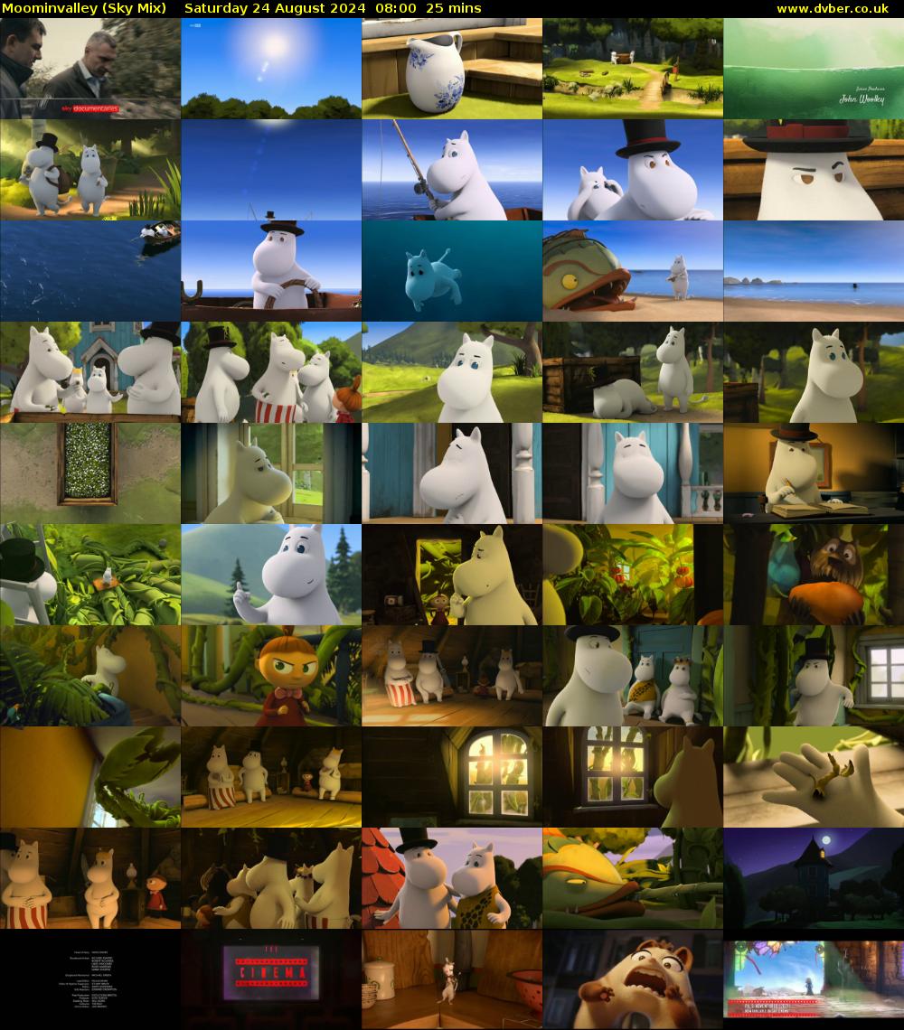 Moominvalley (Sky Mix) Saturday 24 August 2024 08:00 - 08:25
