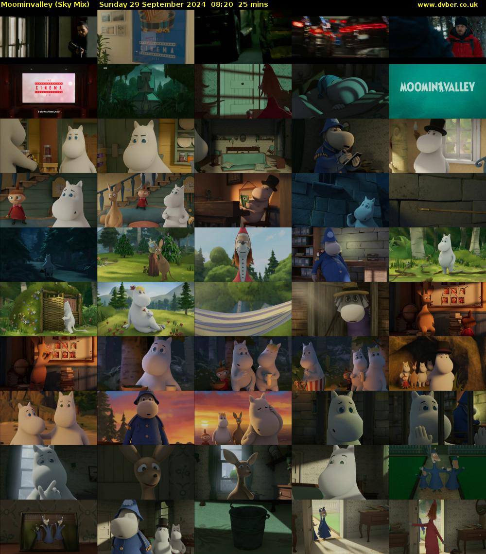 Moominvalley (Sky Mix) Sunday 29 September 2024 08:20 - 08:45
