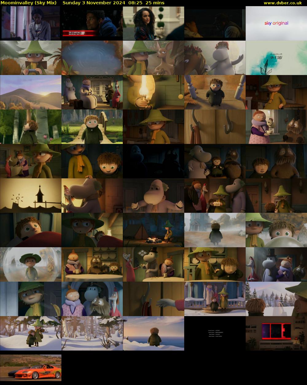 Moominvalley (Sky Mix) Sunday 3 November 2024 08:25 - 08:50