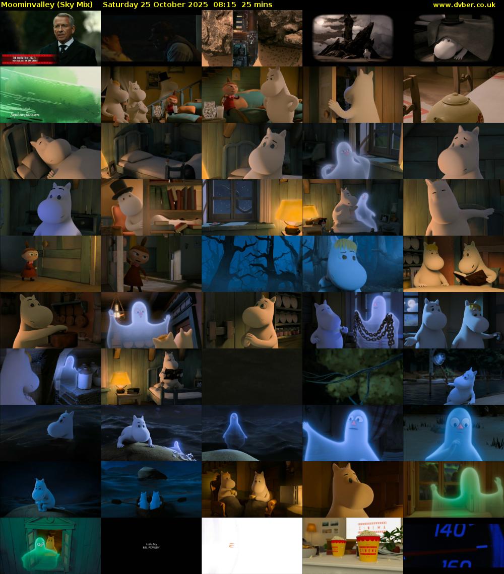 Moominvalley (Sky Mix) Saturday 25 October 2025 08:15 - 08:40