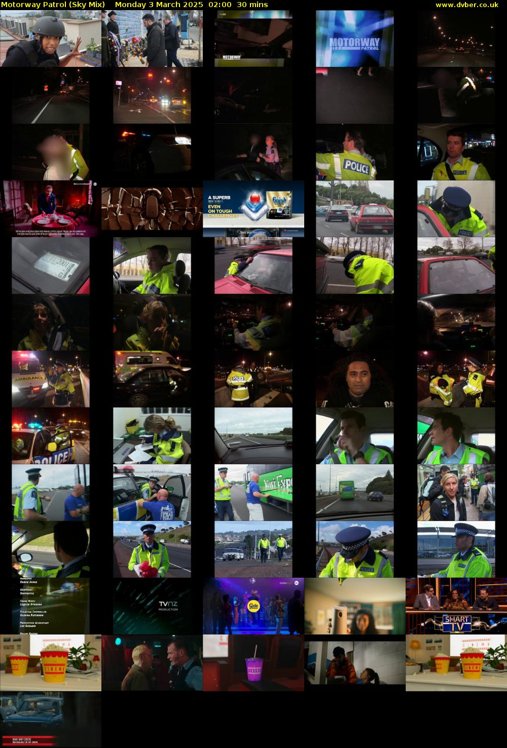 Motorway Patrol (Sky Mix) Monday 3 March 2025 02:00 - 02:30