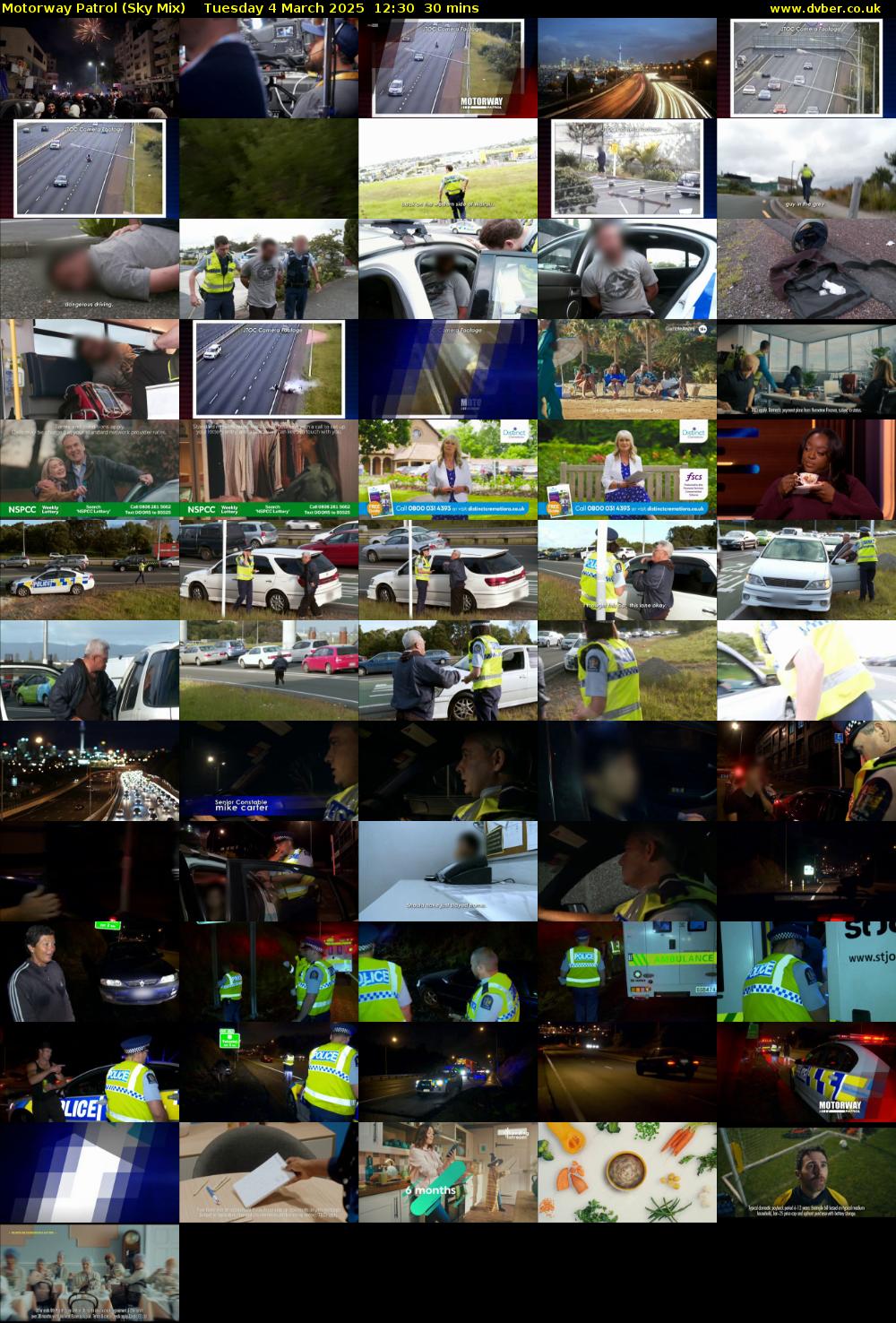 Motorway Patrol (Sky Mix) Tuesday 4 March 2025 12:30 - 13:00