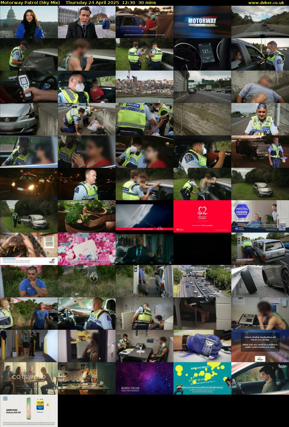 Motorway Patrol (Sky Mix) Thursday 24 April 2025 12:30 - 13:00