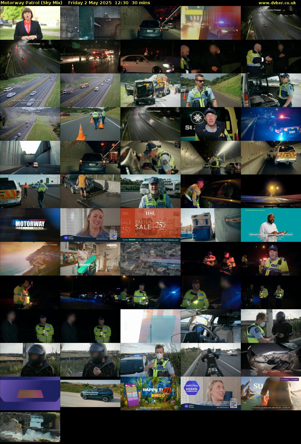 Motorway Patrol (Sky Mix) Friday 2 May 2025 12:30 - 13:00