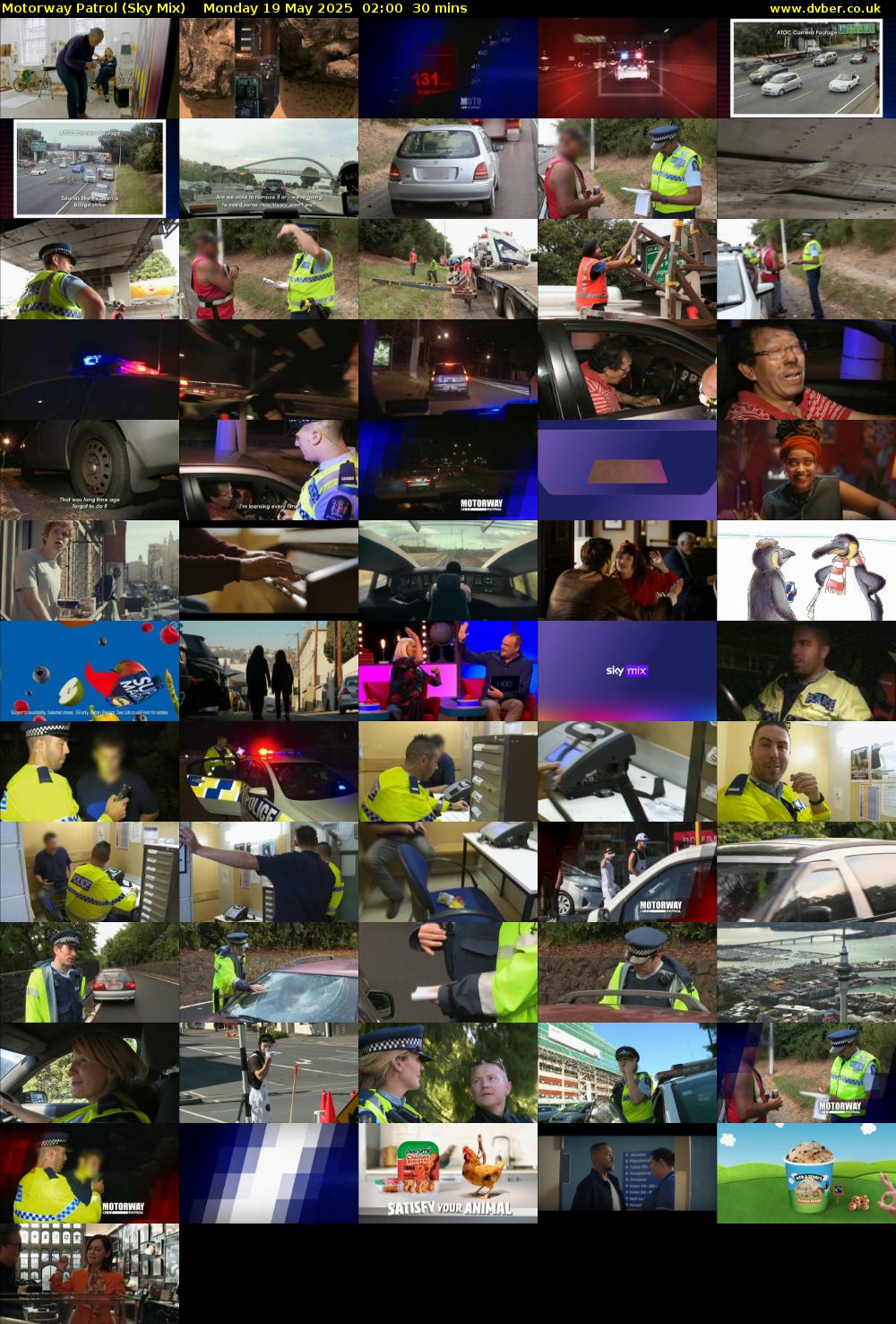 Motorway Patrol (Sky Mix) Monday 19 May 2025 02:00 - 02:30