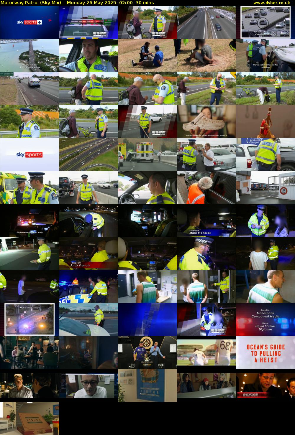 Motorway Patrol (Sky Mix) Monday 26 May 2025 02:00 - 02:30
