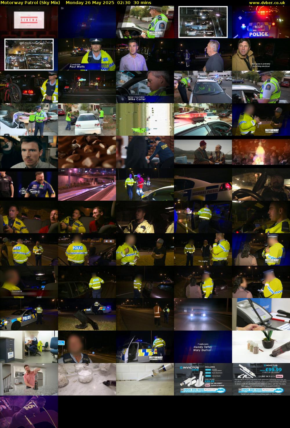Motorway Patrol (Sky Mix) Monday 26 May 2025 02:30 - 03:00