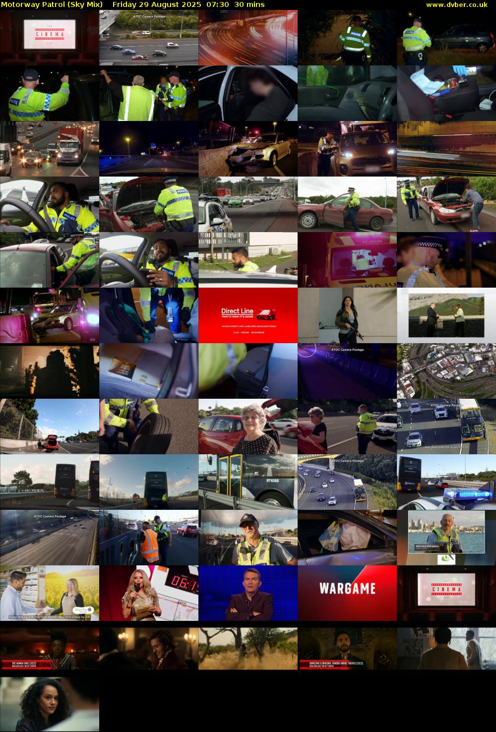 Motorway Patrol (Sky Mix) Friday 29 August 2025 07:30 - 08:00