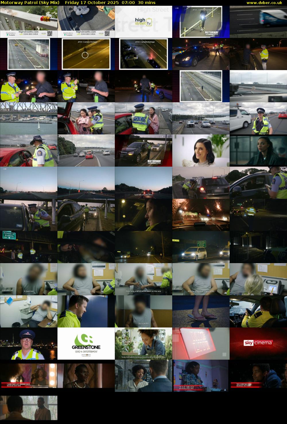 Motorway Patrol (Sky Mix) Friday 17 October 2025 07:00 - 07:30