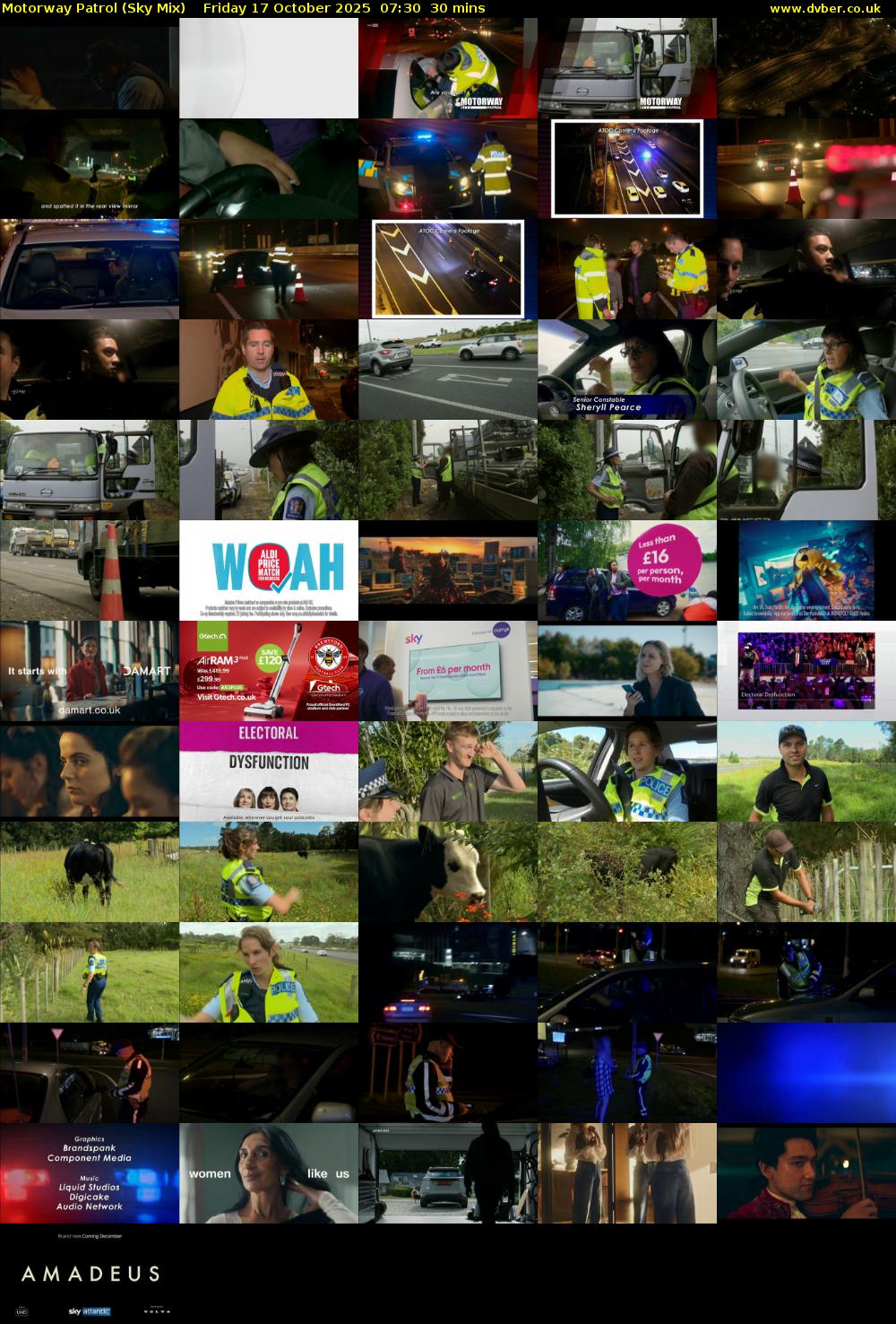 Motorway Patrol (Sky Mix) Friday 17 October 2025 07:30 - 08:00