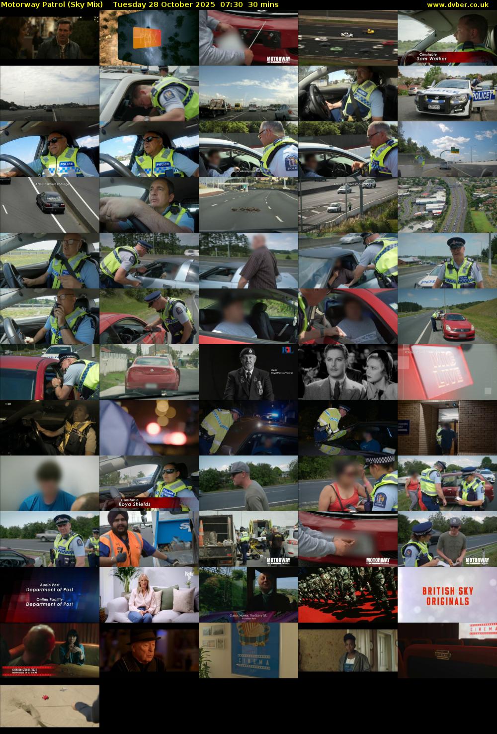 Motorway Patrol (Sky Mix) Tuesday 28 October 2025 07:30 - 08:00