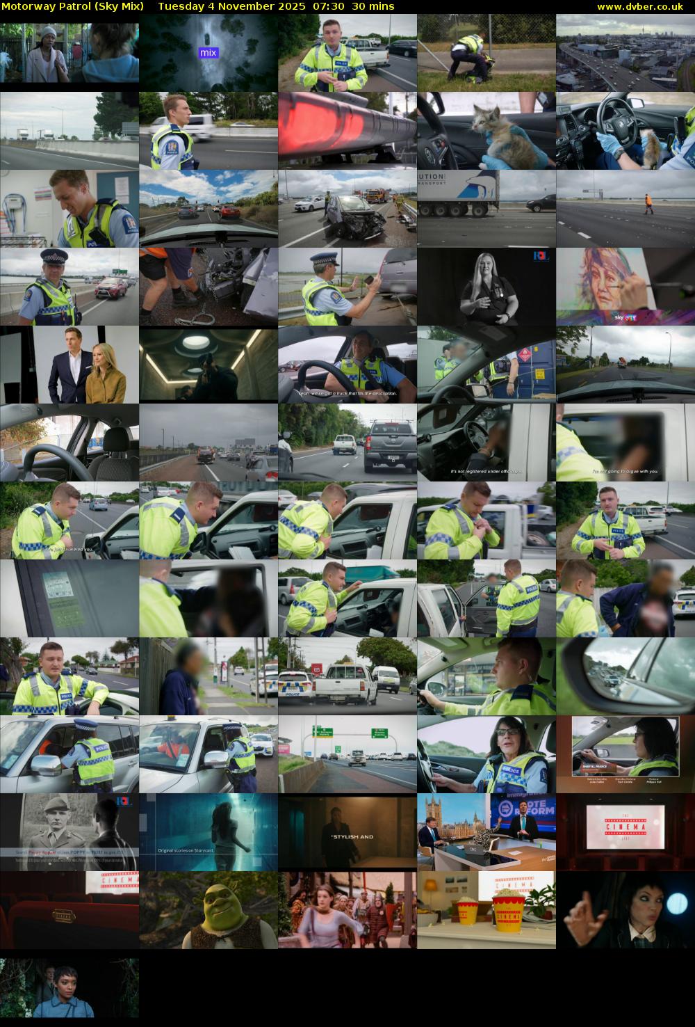 Motorway Patrol (Sky Mix) Tuesday 4 November 2025 07:30 - 08:00