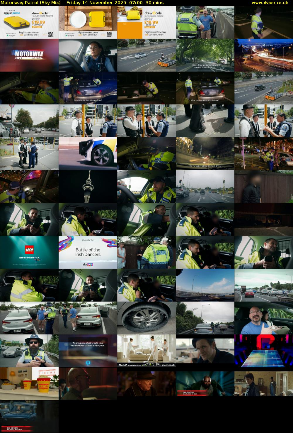 Motorway Patrol (Sky Mix) Friday 14 November 2025 07:00 - 07:30