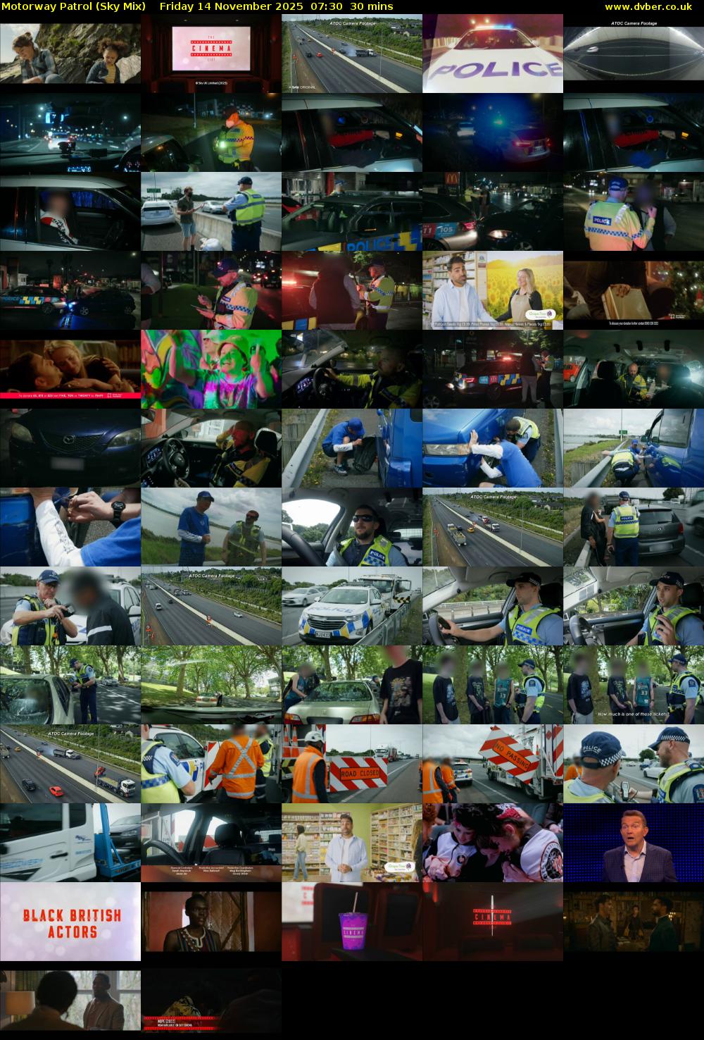 Motorway Patrol (Sky Mix) Friday 14 November 2025 07:30 - 08:00