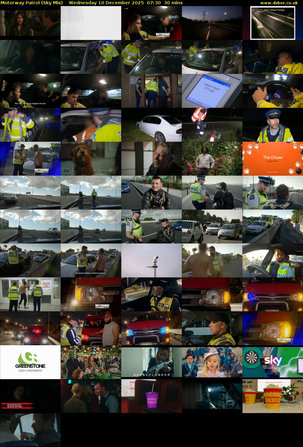 Motorway Patrol (Sky Mix) Wednesday 10 December 2025 07:30 - 08:00