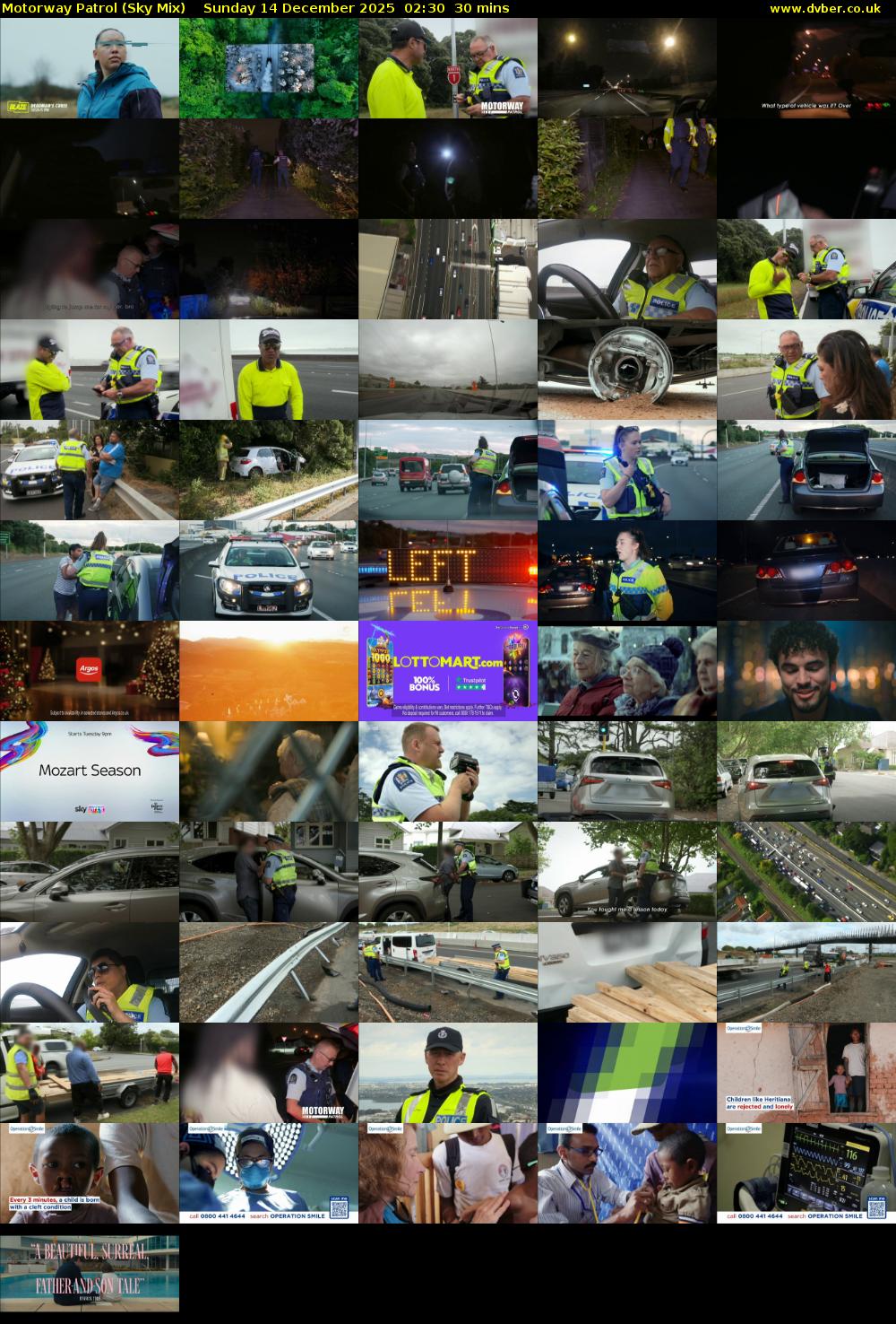 Motorway Patrol (Sky Mix) Sunday 14 December 2025 02:30 - 03:00