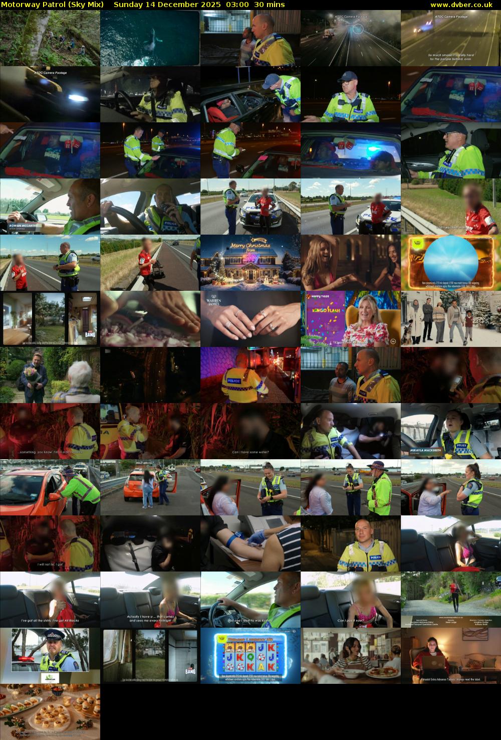 Motorway Patrol (Sky Mix) Sunday 14 December 2025 03:00 - 03:30