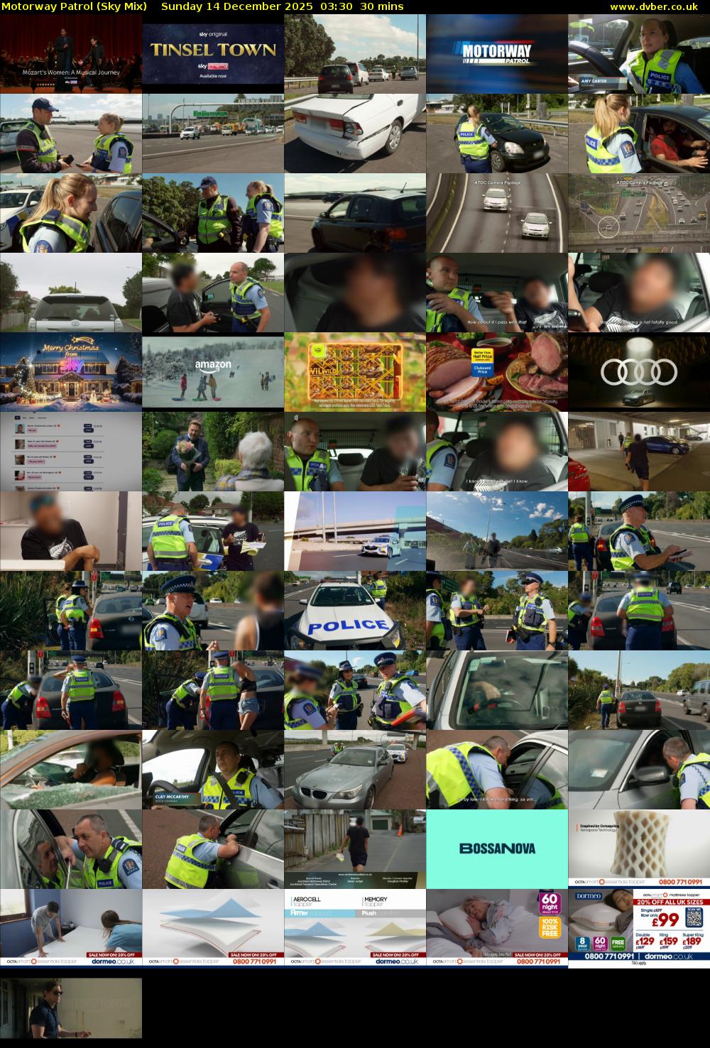 Motorway Patrol (Sky Mix) Sunday 14 December 2025 03:30 - 04:00