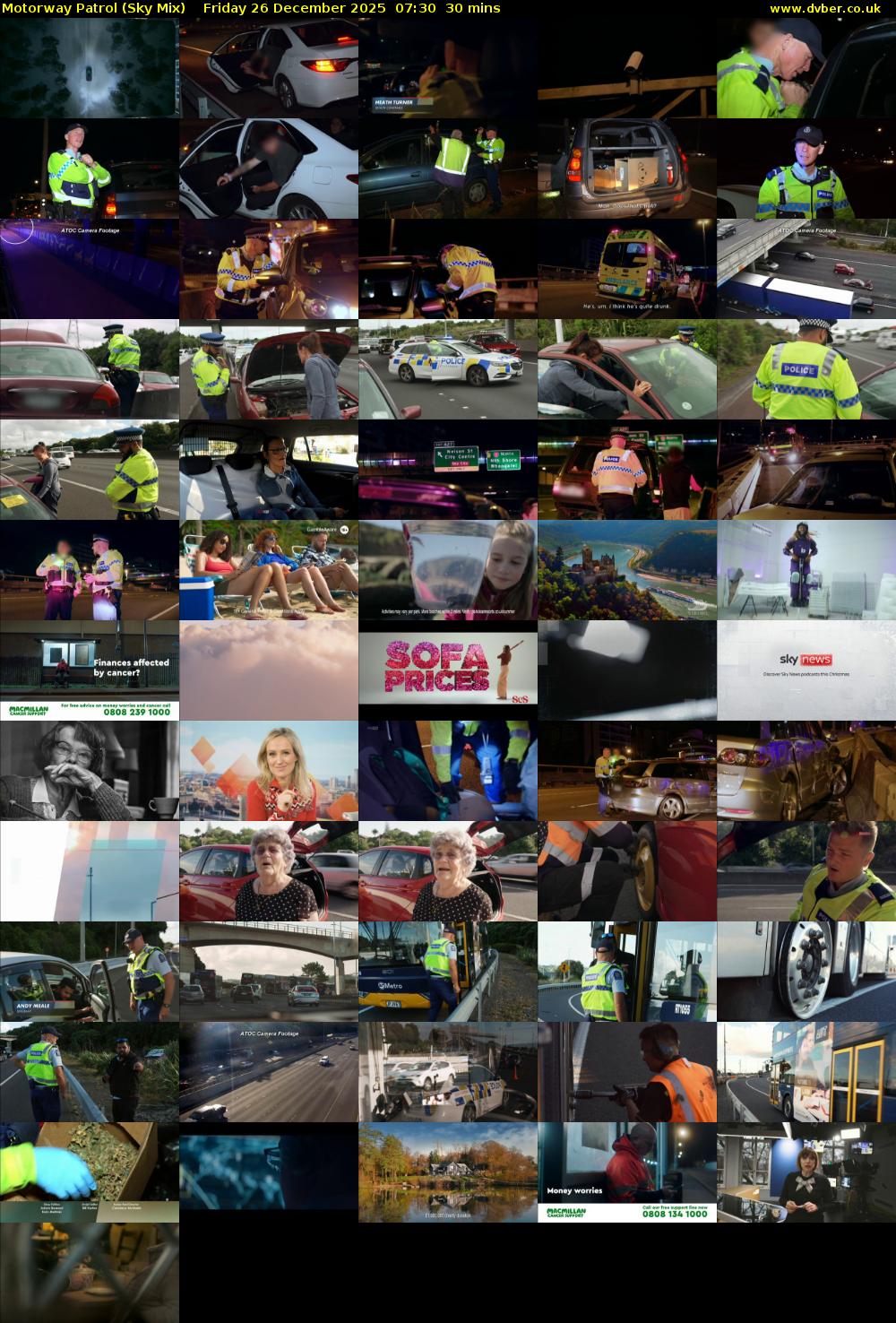 Motorway Patrol (Sky Mix) Friday 26 December 2025 07:30 - 08:00