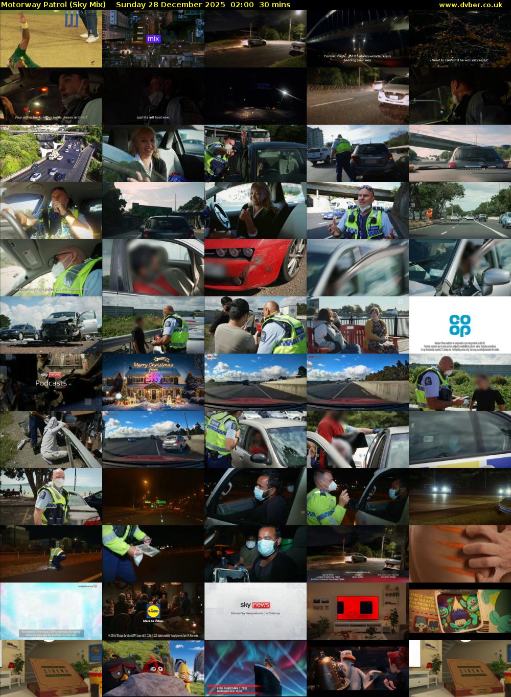 Motorway Patrol (Sky Mix) Sunday 28 December 2025 02:00 - 02:30