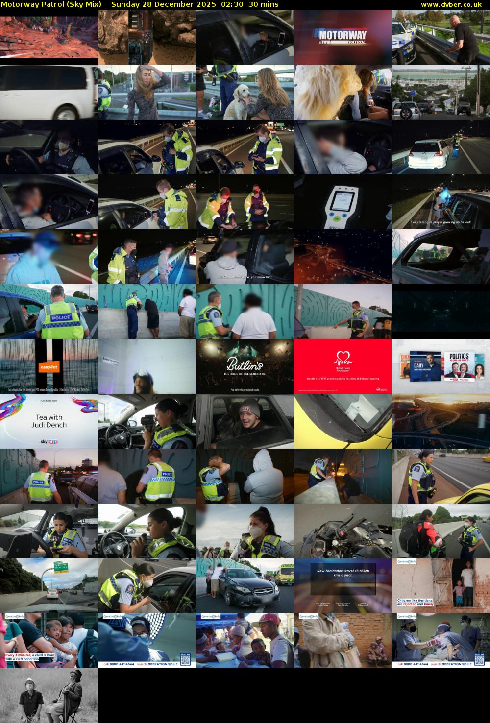 Motorway Patrol (Sky Mix) Sunday 28 December 2025 02:30 - 03:00