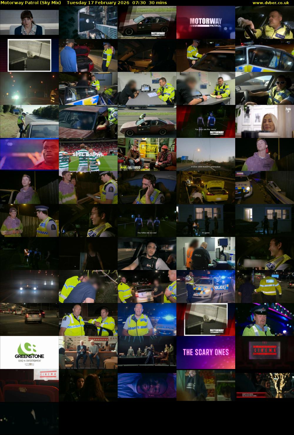 Motorway Patrol (Sky Mix) Tuesday 17 February 2026 07:30 - 08:00