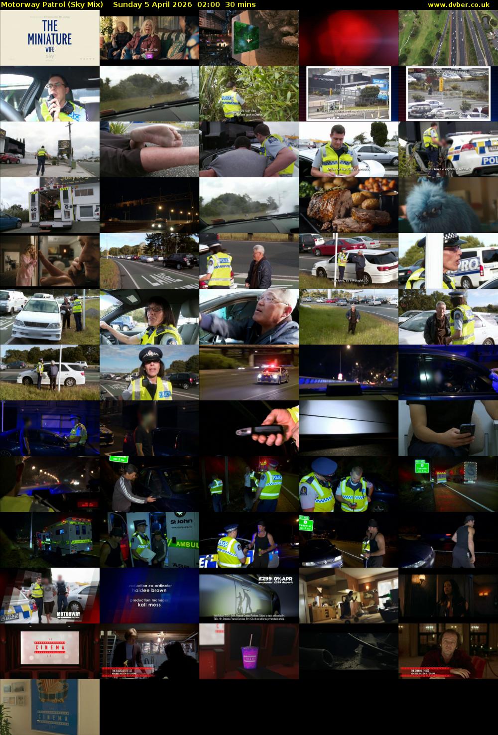 Motorway Patrol (Sky Mix) Sunday 5 April 2026 02:00 - 02:30