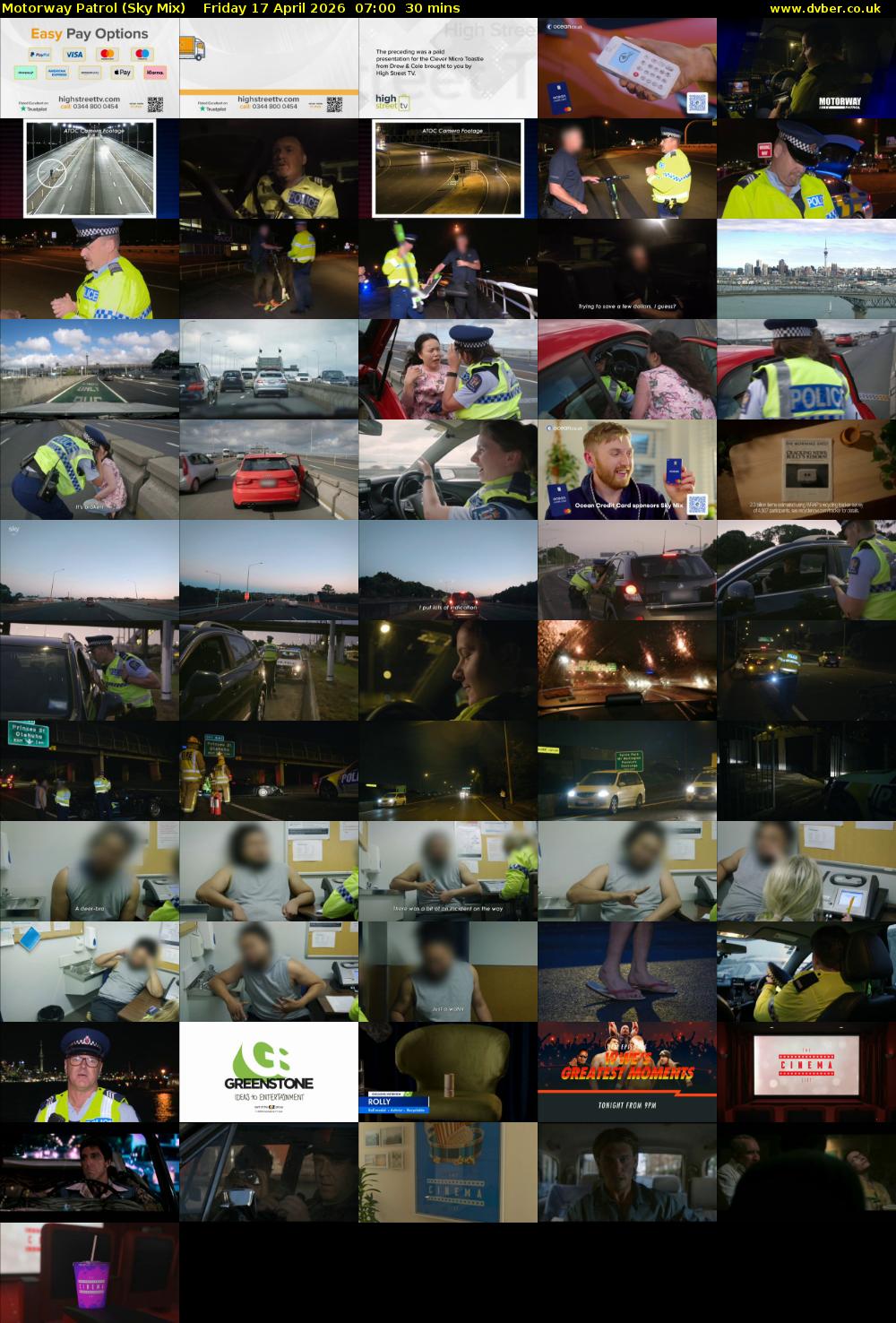 Motorway Patrol (Sky Mix) Friday 17 April 2026 07:00 - 07:30