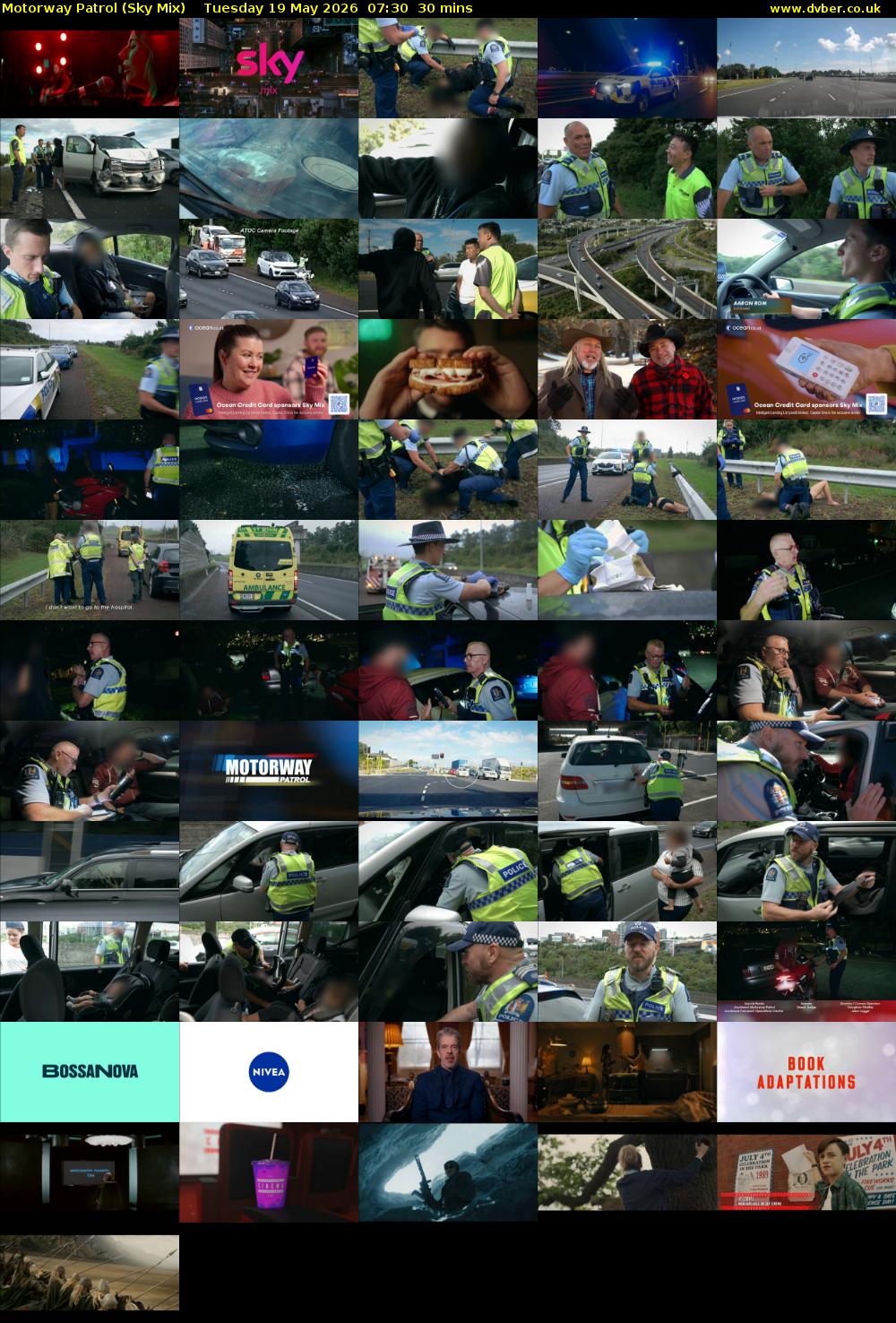 Motorway Patrol (Sky Mix) Tuesday 19 May 2026 07:30 - 08:00