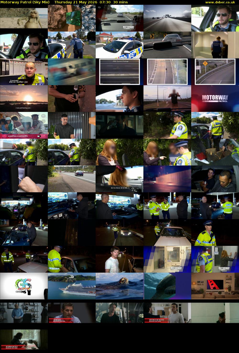 Motorway Patrol (Sky Mix) Thursday 21 May 2026 07:30 - 08:00