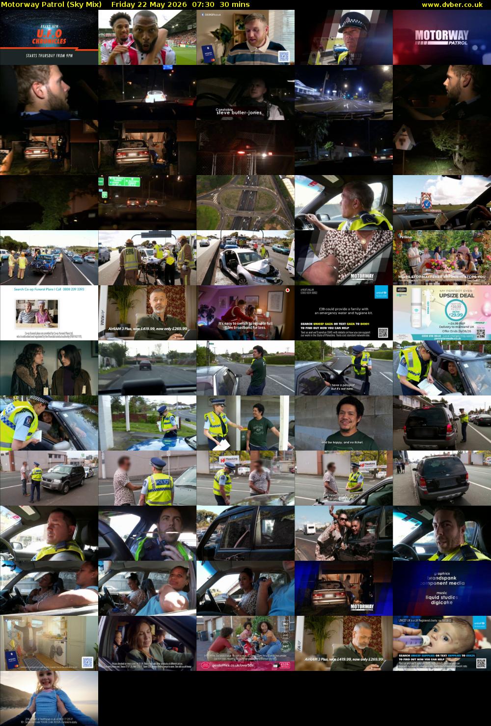 Motorway Patrol (Sky Mix) Friday 22 May 2026 07:30 - 08:00