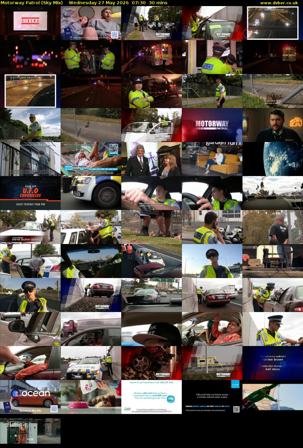 Motorway Patrol (Sky Mix) Wednesday 27 May 2026 07:30 - 08:00
