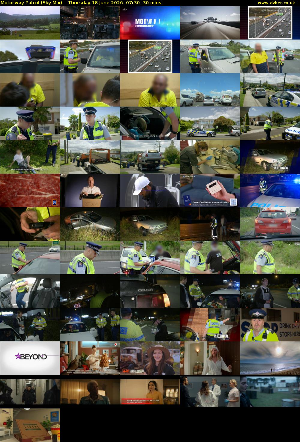 Motorway Patrol (Sky Mix) Thursday 18 June 2026 07:30 - 08:00