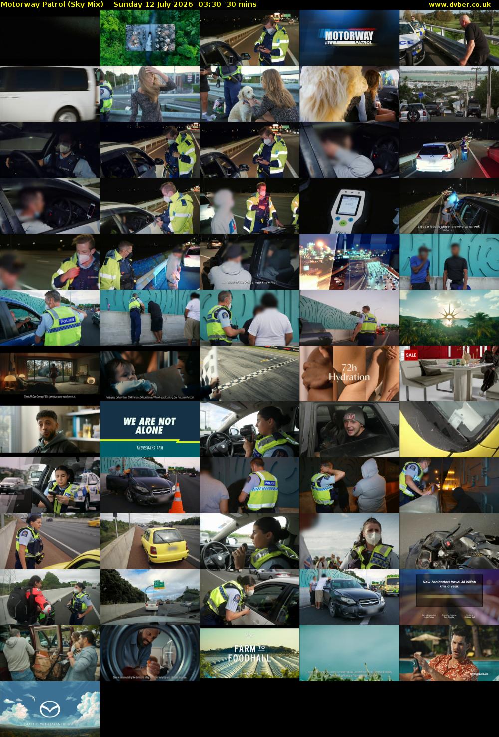 Motorway Patrol (Sky Mix) Sunday 12 July 2026 03:30 - 04:00