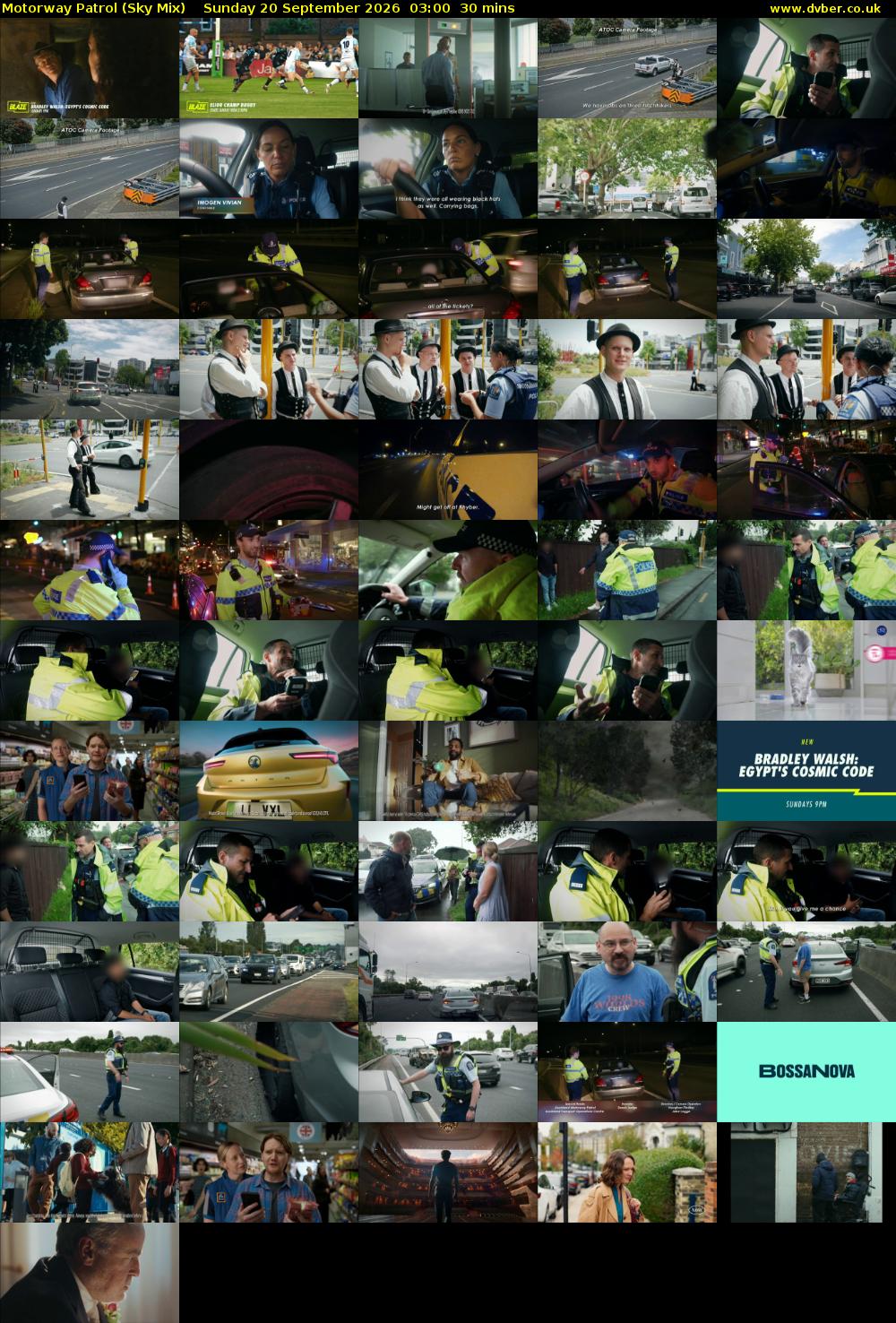 Motorway Patrol (Sky Mix) Sunday 20 September 2026 03:00 - 03:30