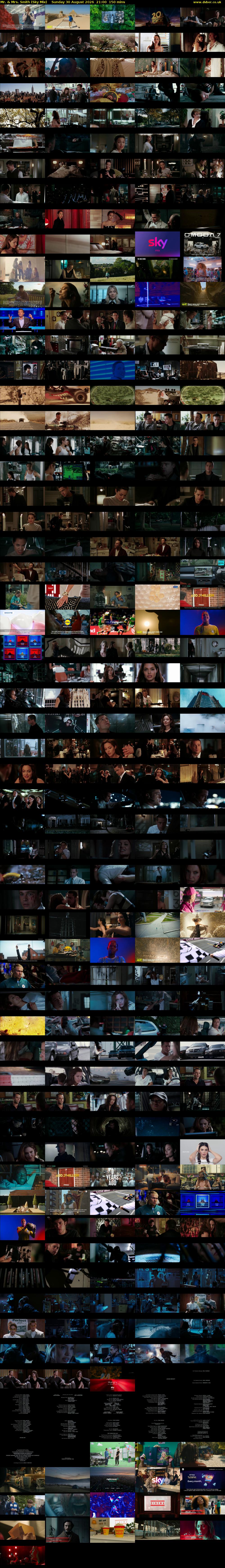 Mr. & Mrs. Smith (Sky Mix) Sunday 30 August 2026 21:00 - 23:30