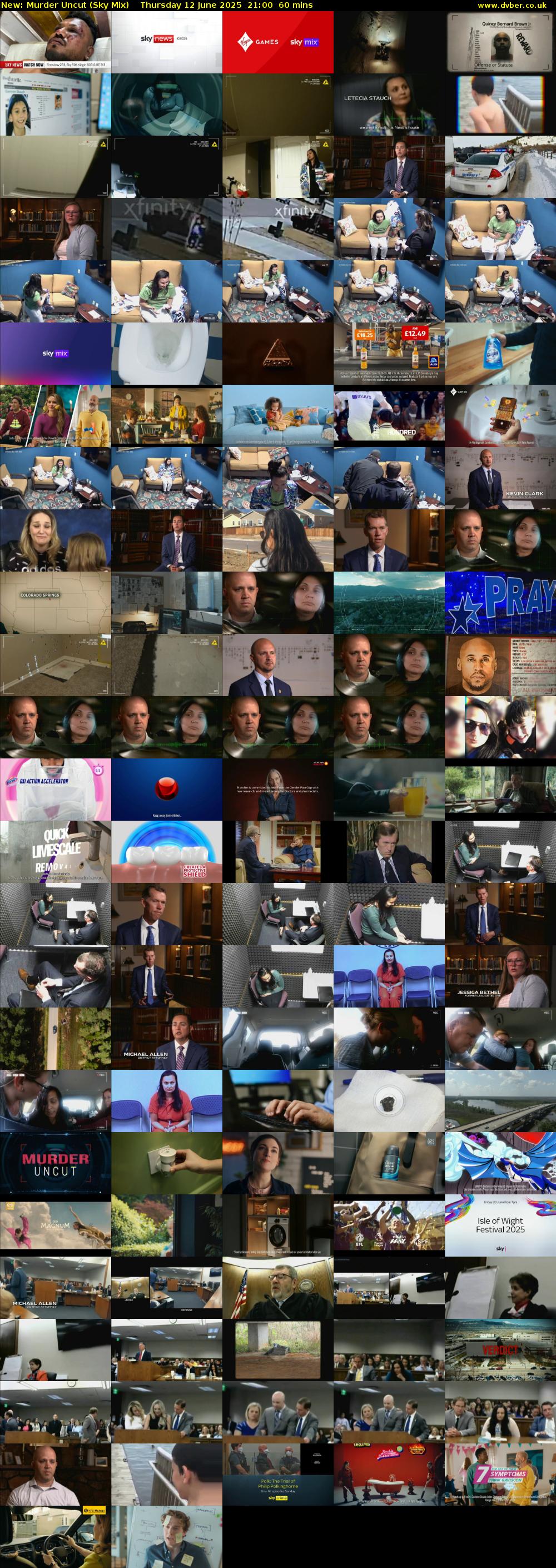 Murder Uncut (Sky Mix) Thursday 12 June 2025 21:00 - 22:00