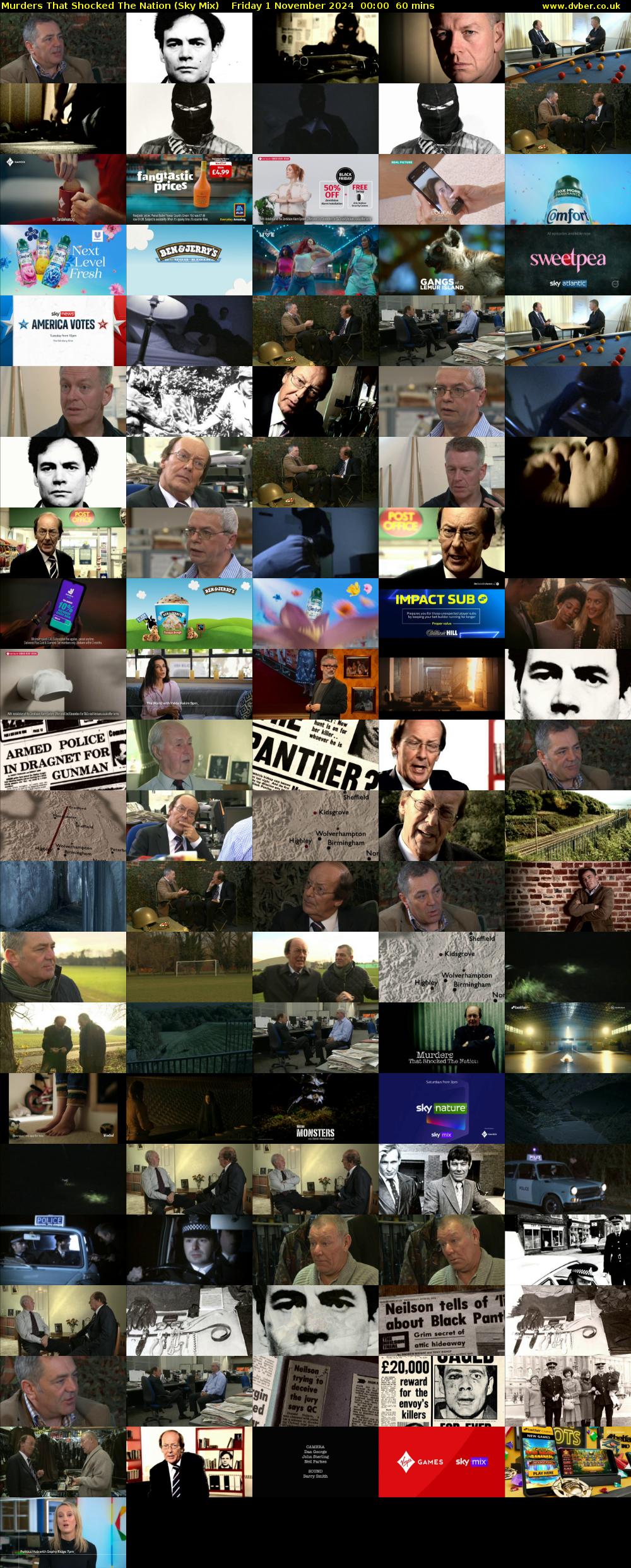 Murders That Shocked The Nation (Sky Mix) Friday 1 November 2024 00:00 - 01:00